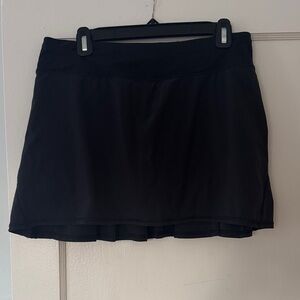 Lululemon Black Ruffle Tennis Skort